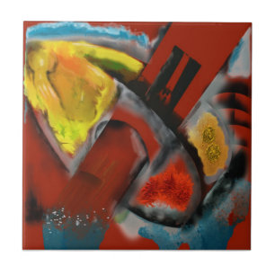 Tempestade - abstrato de Digitas com fundo