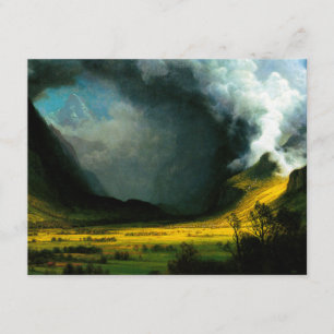 Tempestade de Albert Bierstadt no convite das