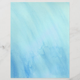 Tempestade de chuva azul Pintor aquática