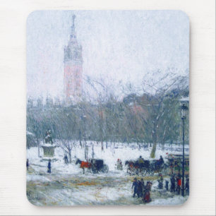 Tempestade de neve, Madison Square. Mousepad de pr