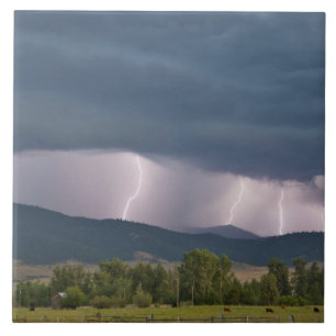Tempestade produziu relâmpagos no Jocko