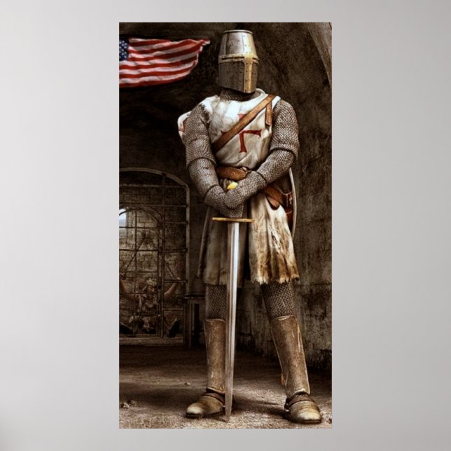 Templar Knight Poster Art (Frente)
