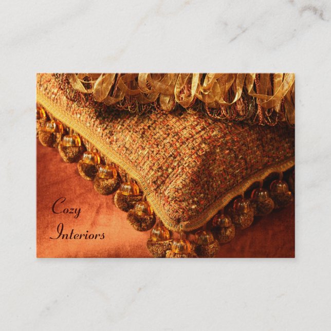 Templat do cartão de visita do decorador do (Frente)