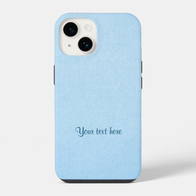 TEMPLATE de Cor Sólida Azul Pastel (Verso)