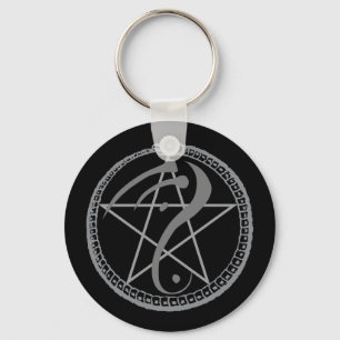 Temple House Sahjaza emblem chaveiro