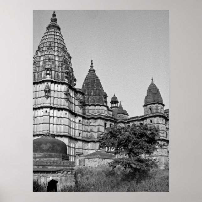 Temple in Varanasi India Poster (Frente)
