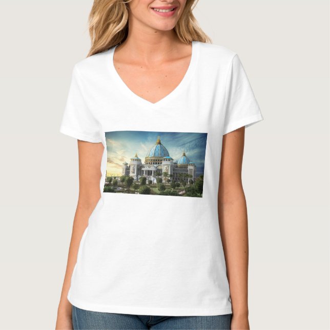 Templo da camisa Vedic do planetário (Frente)