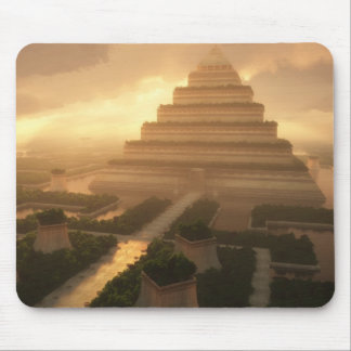 Templo da folha Mousepad