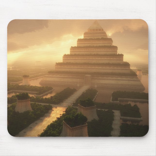 Templo da folha Mousepad (Frente)