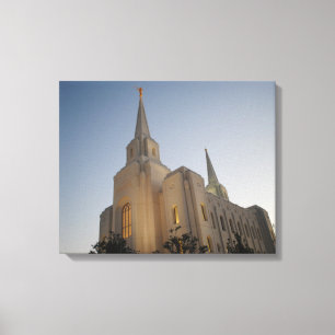 Templo de Brigham City Utah #1 Canvas de Arte de P