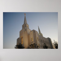 Templo de Brigham City Utah #1 LDS Wall Art Poster