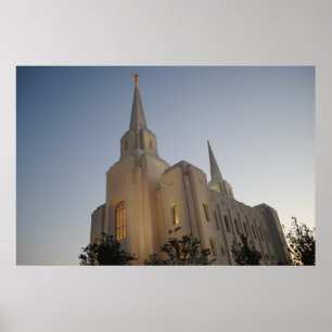 Templo de Brigham City Utah #1 LDS Wall Art Poster