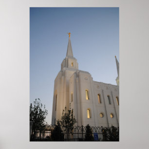 Templo de Brigham City Utah #2 LDS Wall Art Poster