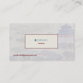 Templo De Cartão de visita Celeste