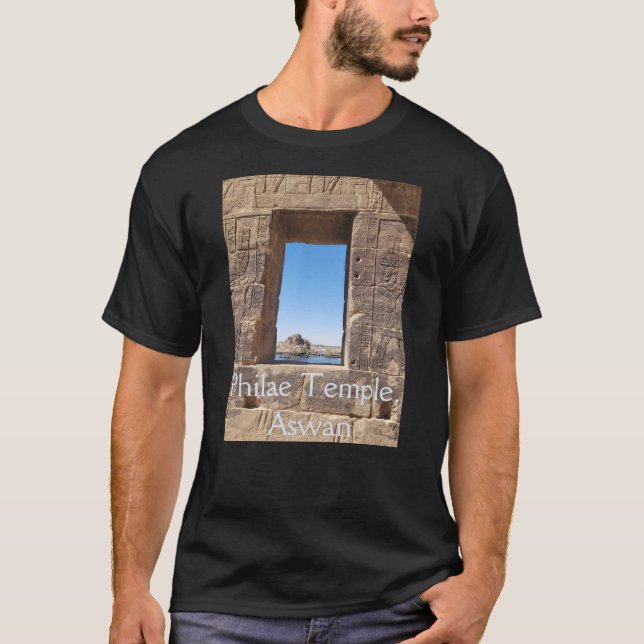 Templo de Filae - Camisa T de Aswan (Frente)