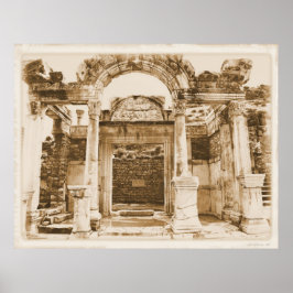 Templo de Hadrian, Ephesus POSTER