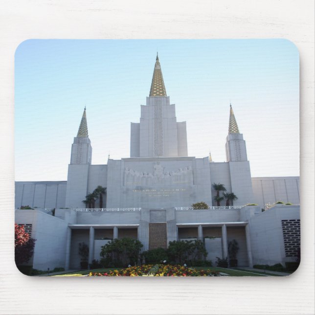 Templo de LDS - Oakland, CA Mousepad (Frente)