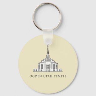 Templo de Ogden Utá. chaveiro