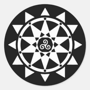 Templo do adesivo de Witchcraft