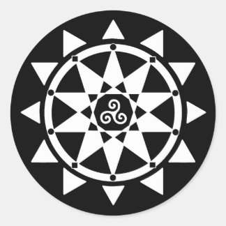 Templo do adesivo de Witchcraft