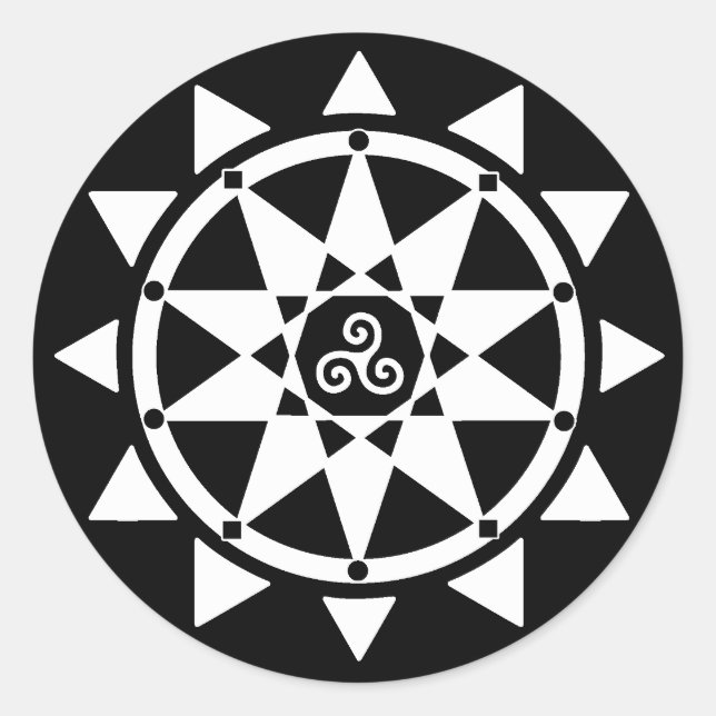 Templo do adesivo de Witchcraft (Frente)