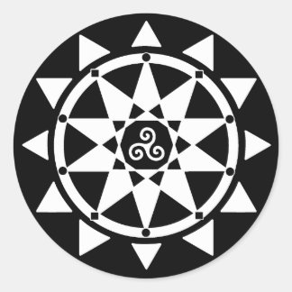 Templo do adesivo de Witchcraft