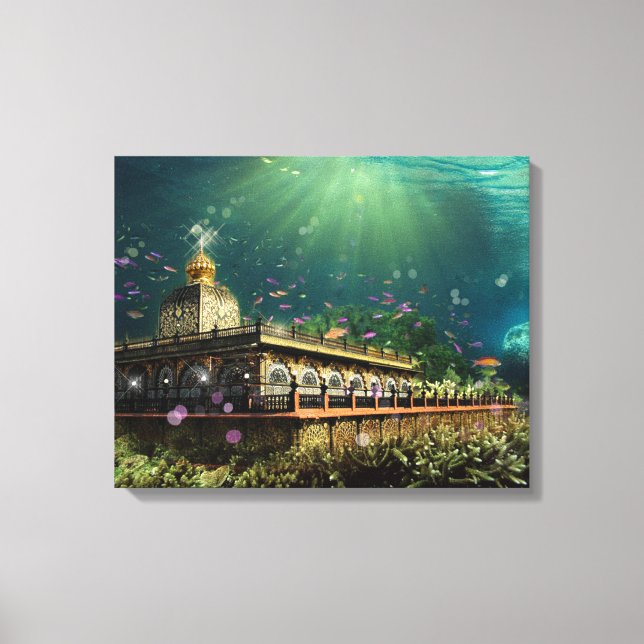 Templo Do Recife De Coral - Canvas (Frente)