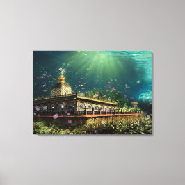 Templo Do Recife De Coral - Canvas