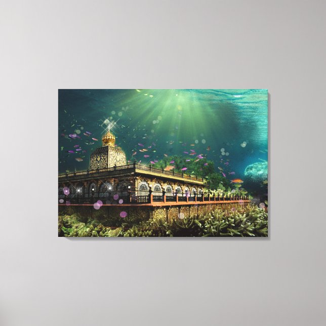 Templo Do Recife De Coral - Canvas (Frente)