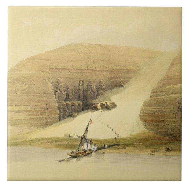 Templo escavado de Abu Simbel, de "Egipto e de NU (Frente)