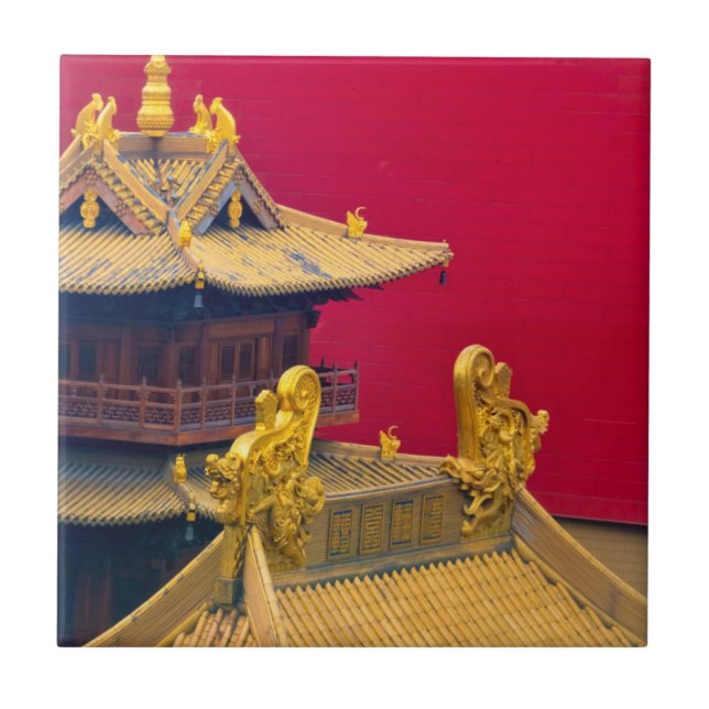 Templo Jing'an, Xangai, China (Frente)