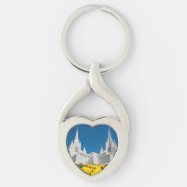 Templo torcido de San Diego do chaveiro do metal