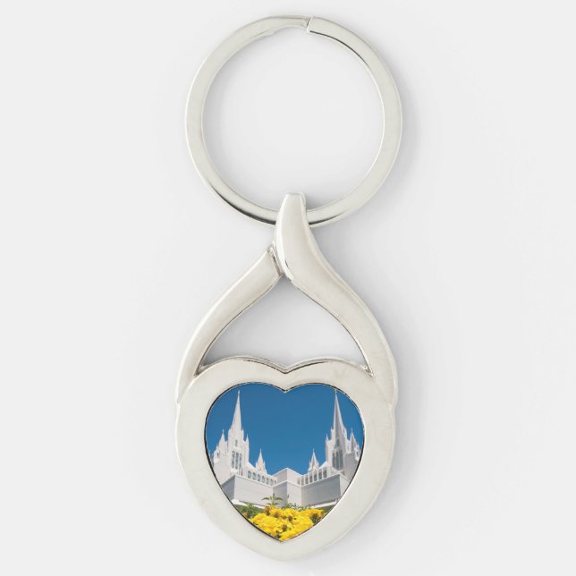 Templo torcido de San Diego do chaveiro do metal (Frente)