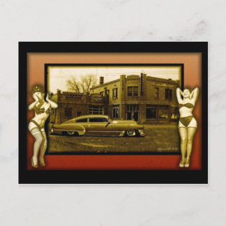 tempo após tempo com dançarinas cartão postal