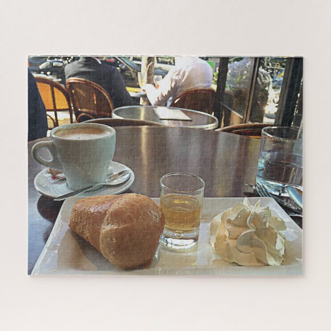 Tempo de Café em Paris – Quebra-Cabeça de Café e P (Horizontal)