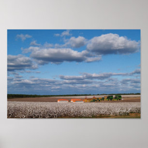 Tempo de Colheita em uma Canvas ou Poster de Campo
