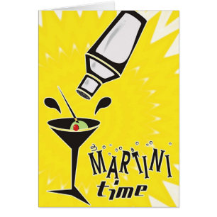 Tempo de Martini (o cartão vazio/personaliza)
