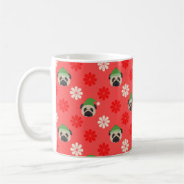 Tempo do Natal da caneca do Pug