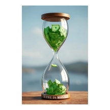 Tempo é Money Hourglass, Poster de Download Digita