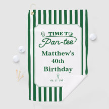 Tempo Moderno para Par-Tee Aniversário de Golfe Ma