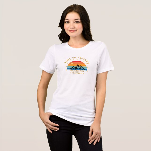 Tempo para Explorar Camisa de Montanha - Teto de H (Frente Completa)