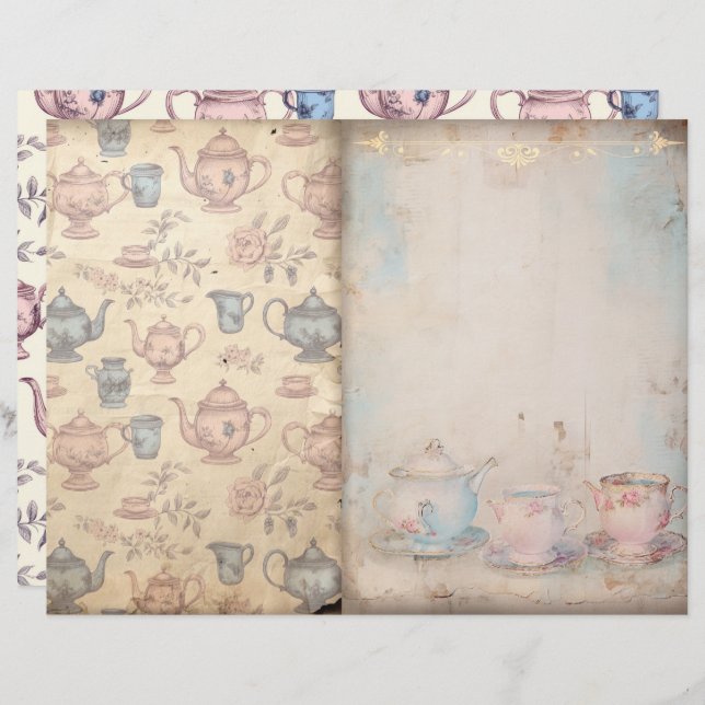 Tempo para o papel de Diário de Lixo (Frente/Verso)