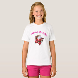 Temporada de Sorrisos.” – Camiseta de Natal de Beb