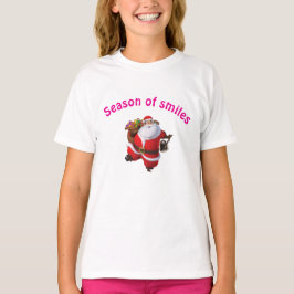 Temporada de Sorrisos.” – Camiseta de Natal de Beb