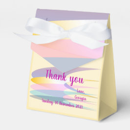 Tenda da Caixa de Favor Rosa Púrpura Amarela