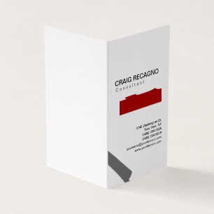 Tendência Artística - Cartão de visita branco-pret