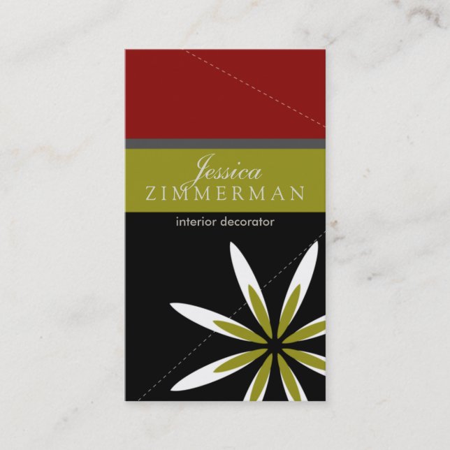 Tendência Bliss Apple Galore Cartão de visita (Frente)