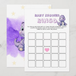 Tendência, Chá de fraldas de Dinossauro Púrpura Bi