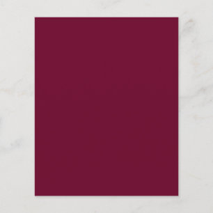 Tendência Cor - Panfleto Burgundy Escuro