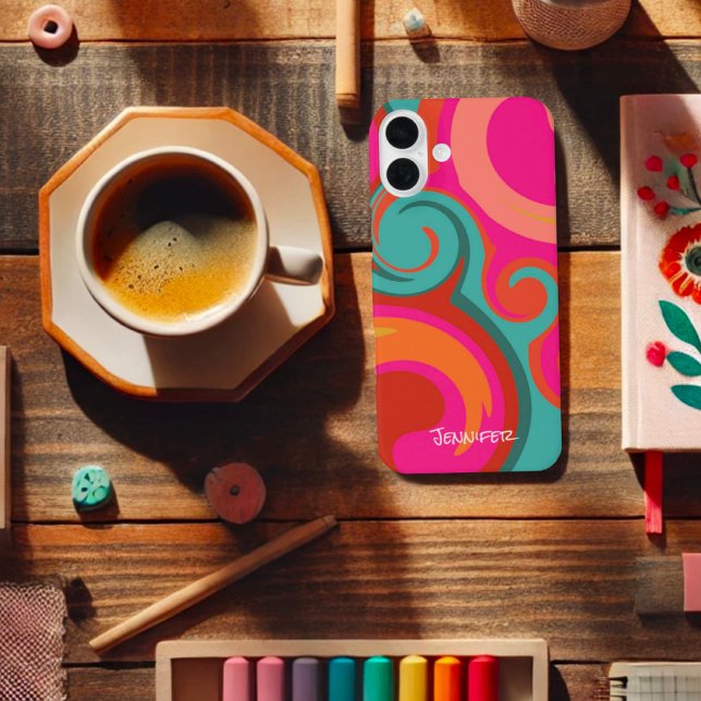 Tendência de Abstrato cor-de-rosa turva personaliz (Criador carregado)